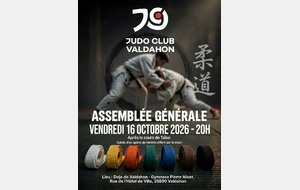 ASSEMBLÉE GÉNÉRALE JC VALDAHON le 16/10